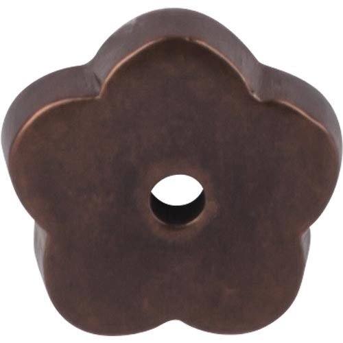 Top Knobs - Aspen Flower Backplate - Mahogany Bronze