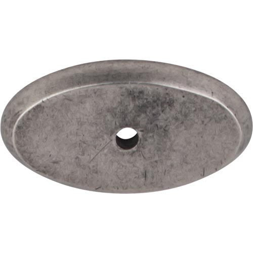 Top Knobs - Aspen Oval Backplate - Silicon Bronze Light