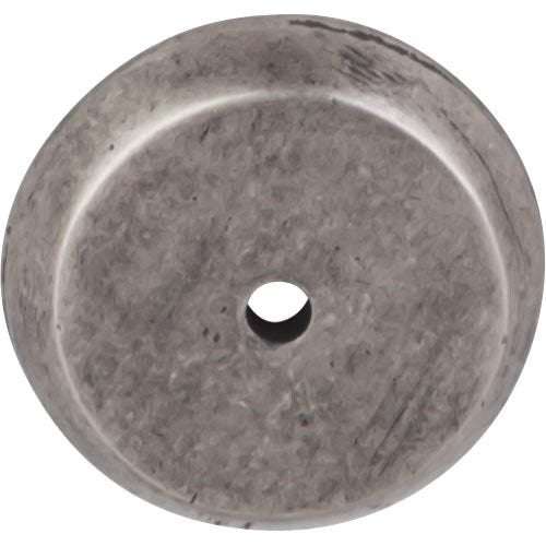 Top Knobs - Aspen Round Backplate - Silicon Bronze Light