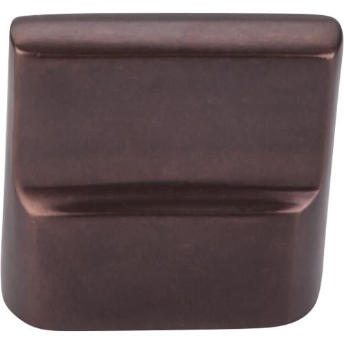 Top Knobs - Aspen Flat Sided 7/8 Inch Center to Center Rectangle Knob - Mahogany Bronze