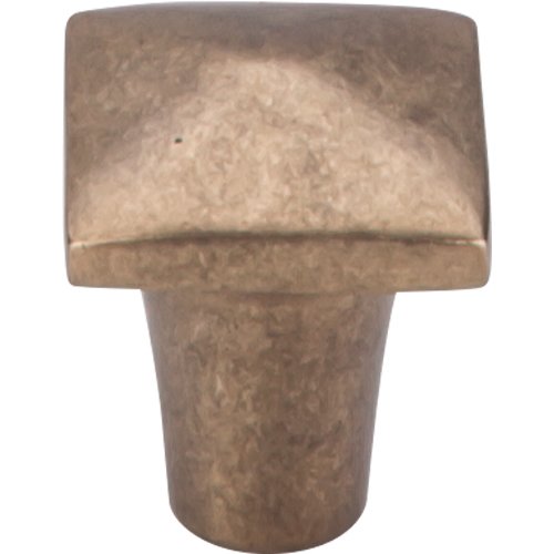 Top Knobs - Aspen 7/8 Inch Length Square Knob - Light Bronze