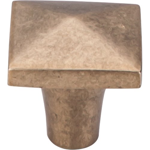 Top Knobs - Aspen 1 1/4 Inch Length Square Knob - Light Bronze
