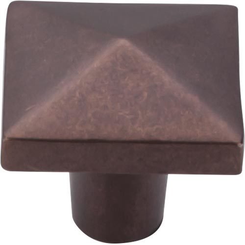 Top Knobs - Aspen 1 1/2 Inch Length Square Knob - Mahogany Bronze