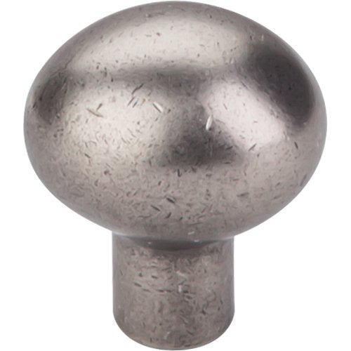 Top Knobs - Aspen Small Egg 1 3/16 Inch Length Oval Knob - Silicon Bronze Light