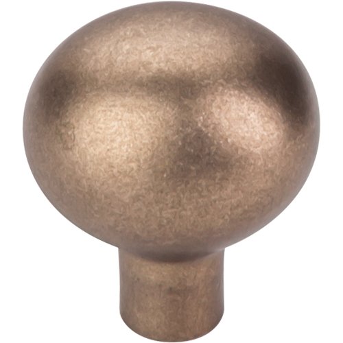 Top Knobs - Aspen Large Egg 1 7/16 Inch Length Oval Knob - Light Bronze