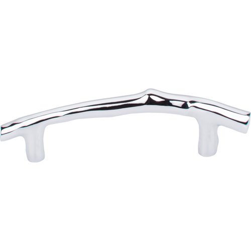 Top Knobs - Aspen II Twig 3 1/2 Inch Center to Center Bar pull - Polished Chrome