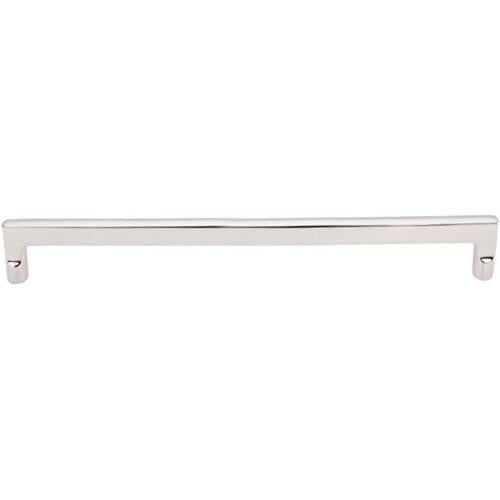 Top Knobs - Aspen II Flat Sided 18 Inch Center to Center Appliance pull - Polished Nickel