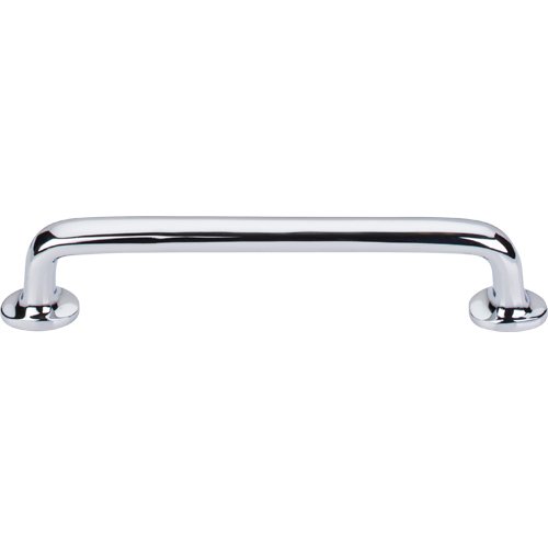 Top Knobs - Aspen II Rounded 6 Inch Center to Center Bar pull - Polished Chrome