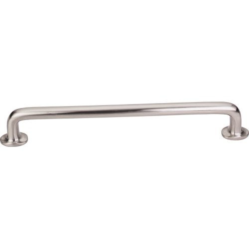 Top Knobs - Aspen II Rounded 12 Inch Center to Center Appliance pull - Brushed Satin Nickel