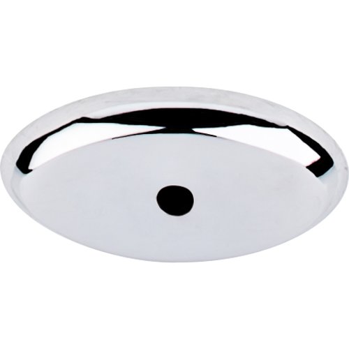 Top Knobs - Aspen II Oval Backplate - Polished Chrome