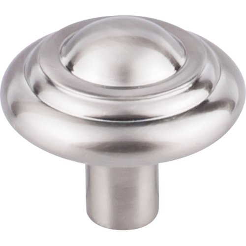 Top Knobs - Aspen II Button 1 3/4 Inch Diameter Round Knob - Brushed Satin Nickel