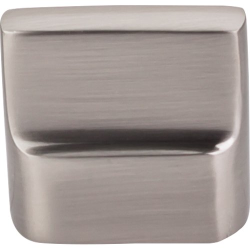 Top Knobs - Aspen II Flat Sided 7/8 Inch Center to Center Rectangle Knob - Brushed Satin Nickel