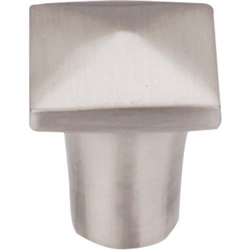 Top Knobs - Aspen II 3/4 Inch Length Square Knob - Brushed Satin Nickel