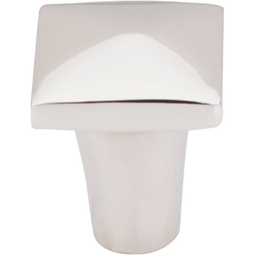 Top Knobs - Aspen II 7/8 Inch Length Square Knob - Polished Nickel