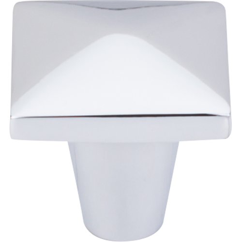Top Knobs - Aspen II 1 1/4 Inch Length Square Knob - Polished Chrome