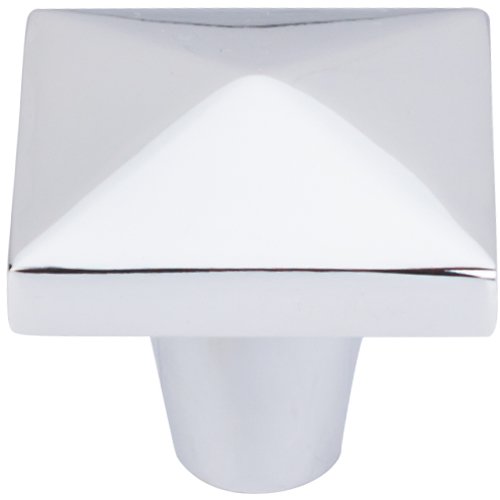 Top Knobs - Aspen II 1 1/2 Inch Length Square Knob - Polished Chrome