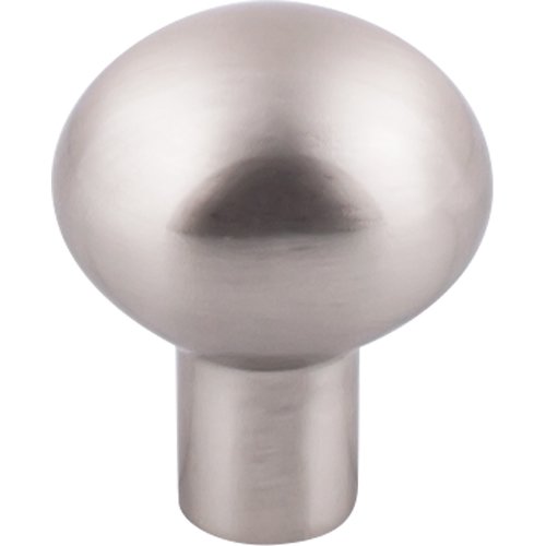 Top Knobs - Aspen II Small Egg 1 3/16 Inch Length Oval Knob - Brushed Satin Nickel
