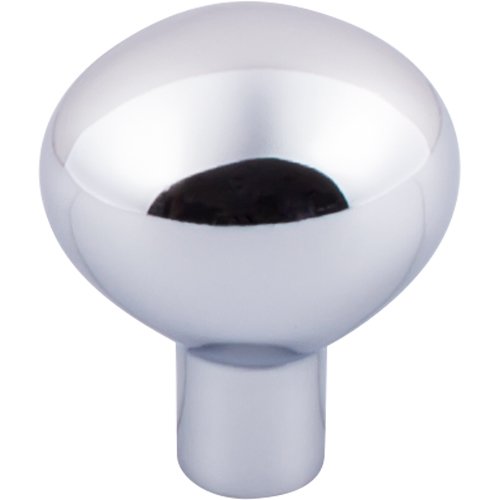 Top Knobs - Aspen II Large Egg 1 7/16 Inch Length Oval Knob - Polished Chrome