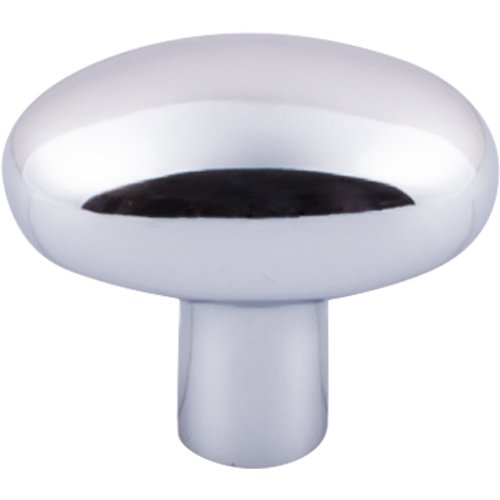 Top Knobs - Aspen II Small Potato 1 9/16 Inch Length Oval Knob - Polished Chrome