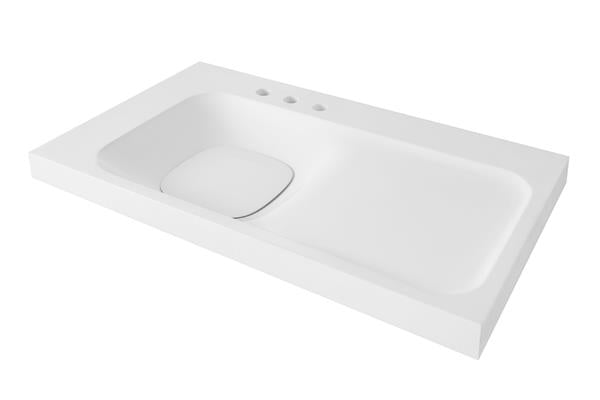 DXV - Modulus 36-Inch Three-Hole Bathroom Sink