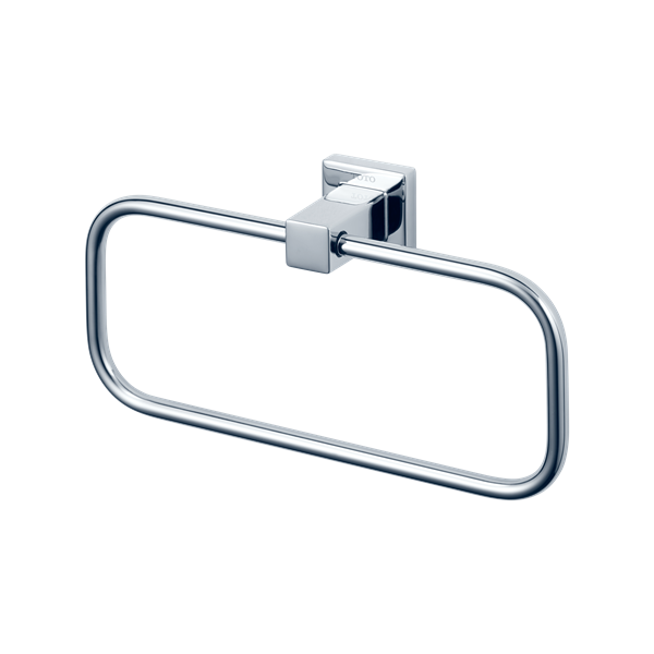Toto - L Series Square Towel Ring, Polished Chrome
