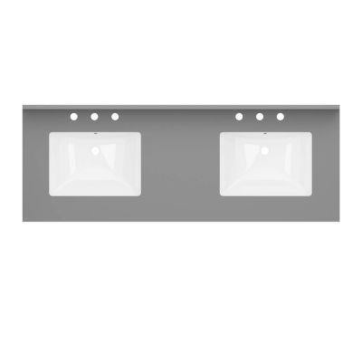 Maidstone - 61 Inch Vanity Top with Sinks