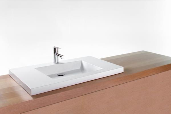 Wetstyle - Cube Metro 36 X 18 X 2 Semi Recess Washbasin
