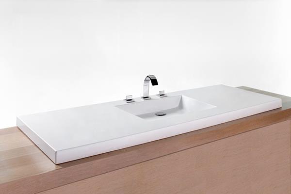 Wetstyle - Cube 60 X 22 X 2 Centered Semi Recess Washbasin