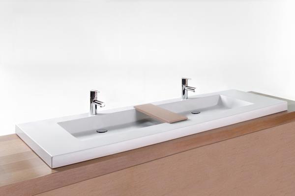 Wetstyle - Cube 72 X 22 X 2 Trough Style Semi Recess Washbasin