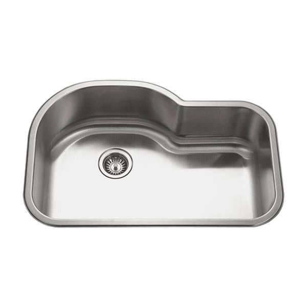 Hamat - Villa 32 Inch Topmount Offset Single Bowl Kitchen Sink