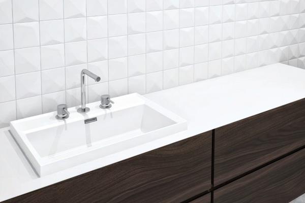 Wetstyle - Lab Sq 24 X 16 X 1.5 - 1 Hole Drop-in Washbasin