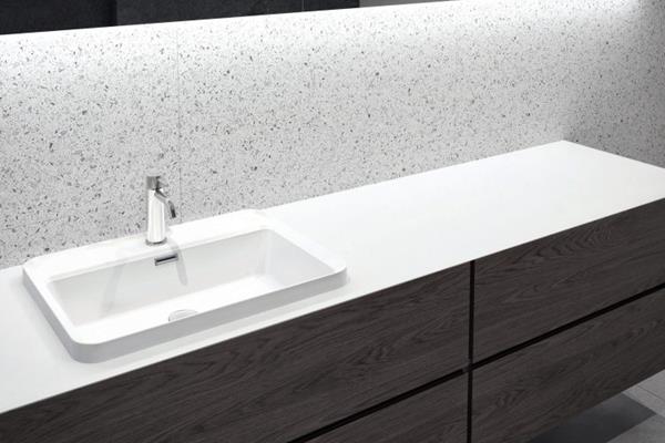 Wetstyle - Lab Rd - 24 X 18 X 1.5 - 1 Hole Drop-in Washbasin