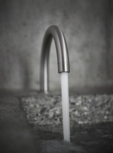 Vola - 090E Deck-Mount Swivel Tub Spout with Rosette