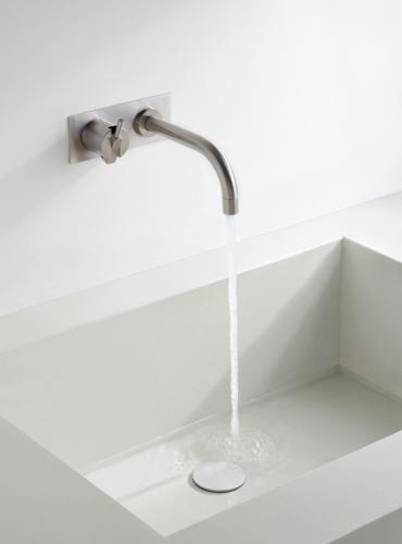 Vola - 112 One-Handle Mixer, 6 Inch Spout and Plate Trim
