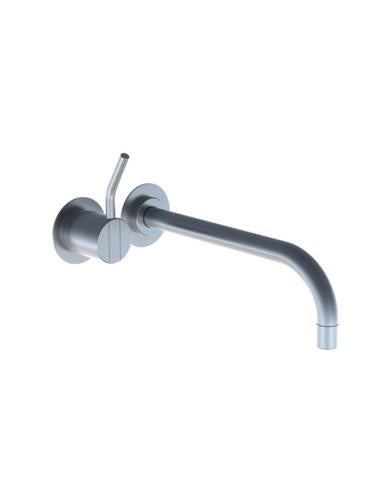 Vola - 121M One-Handle Mixer, 9 Inch Spout And Rosette Trim Kit