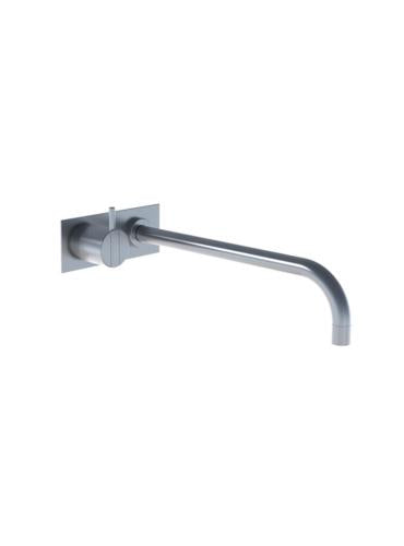 Vola - 122-300 One-Handle Mixer, 12 Inch Spout and Plate Trim Kit