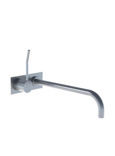 Vola - 122-300L One-Handle Mixer, 12 Inch Spout And Plate Trim Kit
