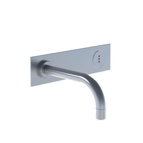 Vola - 4812 Electronic Wall-Mounted Single-Feed Basin Set with 6 Inch Spout