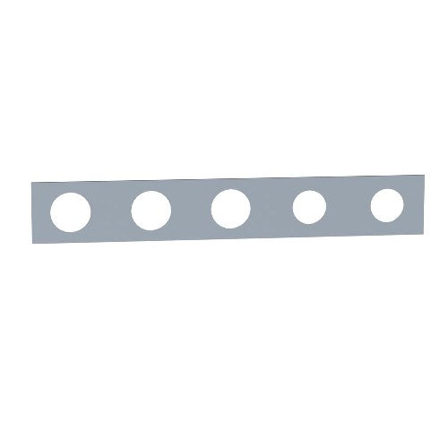 Vola - 5-Hole (Far) Plate- 2-3/8 Inch X 12 Inch