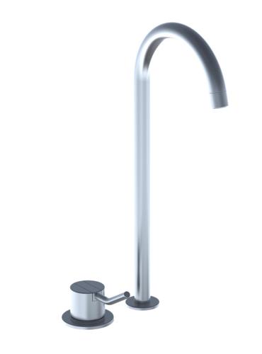 Vola - 590Vm Two-Hole Deck-Mounted Vessel Basin Or Kitchen Faucet Kitted
