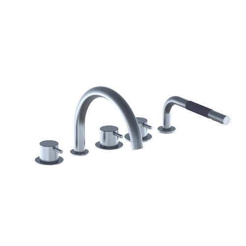 Vola - Sc13 Two-Handle Tub Mixer With Swivel Spout And One-Handle Mixer