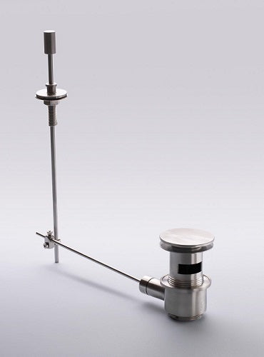 Vola - A14 1-1/4 Inch pop-up waste with pull rod. For Use With Wall Mounted Faucets