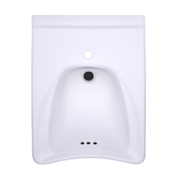 Toto - Commercial Wall-Mount Bathroom Sink For Single Hole Faucets, Cotton White