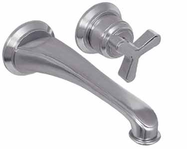 Watermark - Transitional Wall Mounted 2 Hole Lavatory Set With 8 Inch CTC Spout