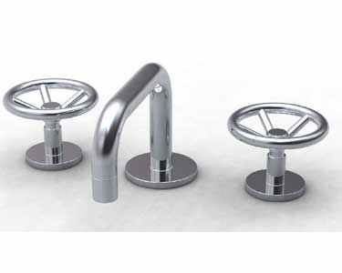 Watermark - Brooklyn Deck Mounted 3 Hole Lavatory Set