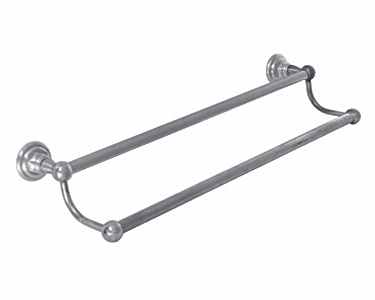 Watermark - Stratford Wall Mounted Double Towel Bar, 18 Inch