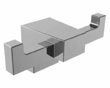 Watermark - Edge Wall Mounted Double Robe Hook