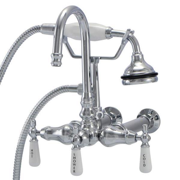 Maidstone - Wall Mount English Telephone Faucet - Gooseneck Spout