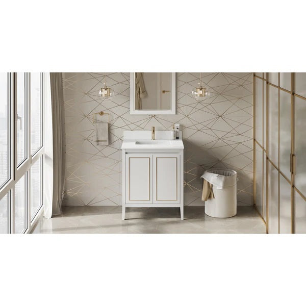 Jeffrey Alexander - Percival 30 Inch W Single Basin Bathroom Vanity Set