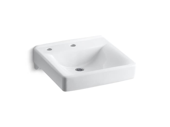 Kohler - Soho 20 X 18 Inch Wall-Mount/Concealed Arm Carrier Bathroom Sink